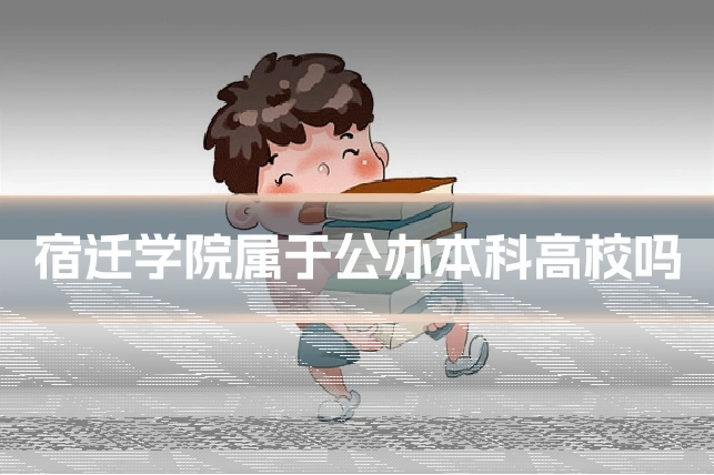 宿迁学院属于公办本科高校吗