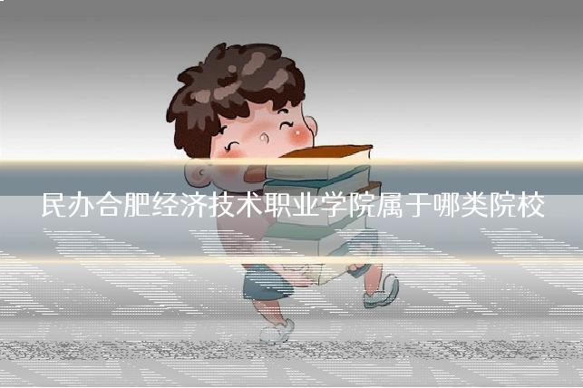 民办合肥经济技术职业学院属于哪类院校