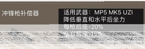 荒野行动冲锋枪补偿器攻略 降低后坐力效果详解
