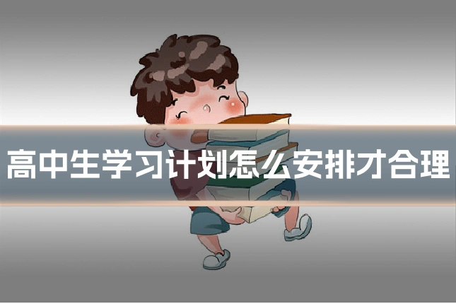 高中生学习计划怎么安排才合理