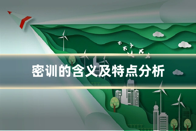 密训的含义及特点分析