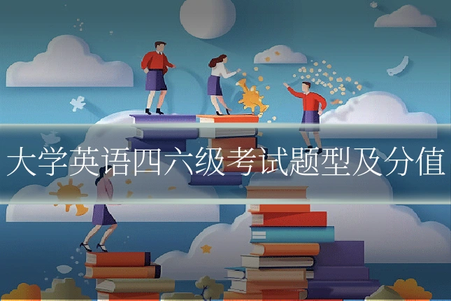 大学英语四六级考试题型及分值