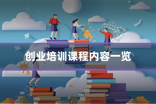 创业培训课程内容一览