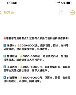甜点培训班