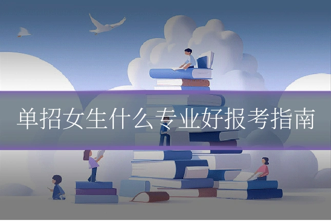 单招女生什么专业好报考指南