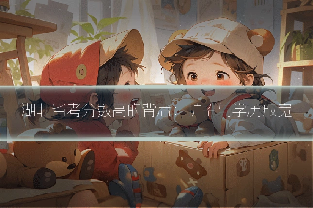 湖北省考分数高的背后:扩招与学历放宽