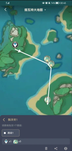 原神飘浮灵收集路线技巧