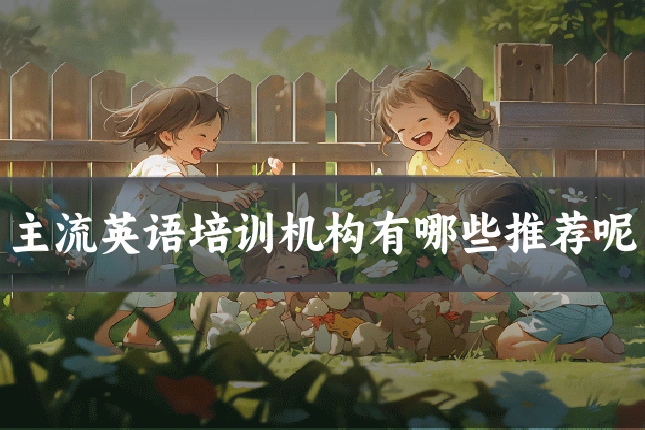主流英语培训机构有哪些推荐呢