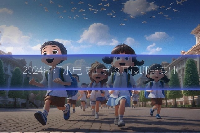 2024浙江水电技工学校开设哪些专业