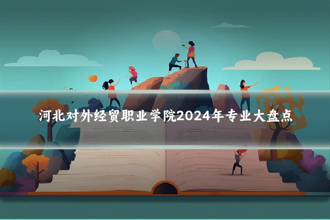 河北对外经贸职业学院2024年专业大盘点