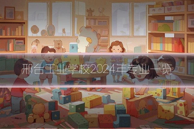 邢台工业学校2024年专业一览