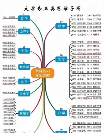 大学专业分类
