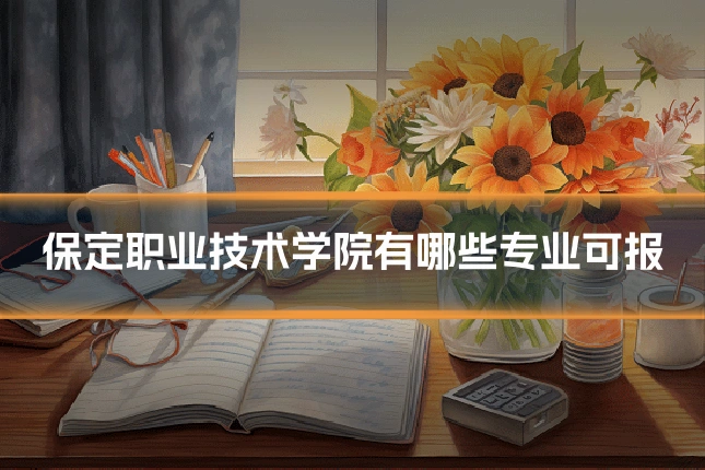 保定职业技术学院有哪些专业可报