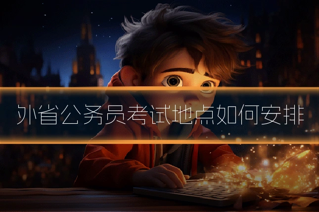 外省公务员考试地点如何安排