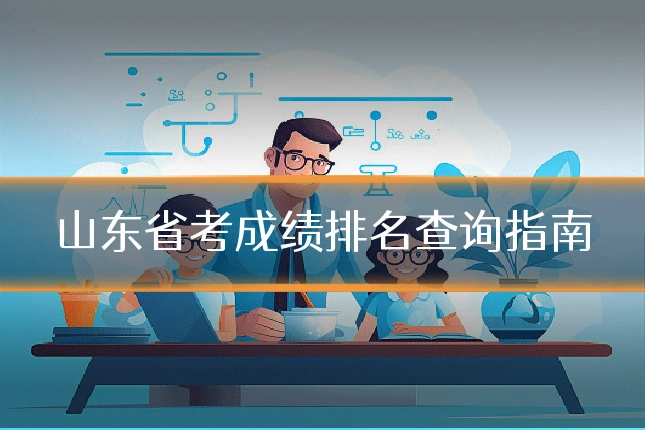 山东省考成绩排名查询指南