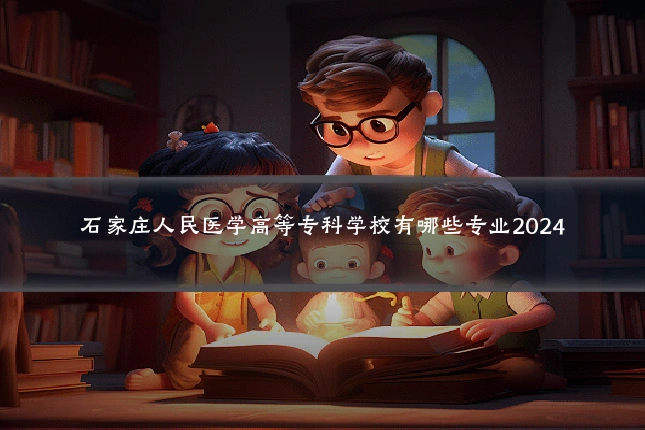石家庄人民医学高等专科学校有哪些专业2024