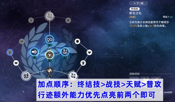 崩坏星穹铁道 娜塔莎加点推荐指南