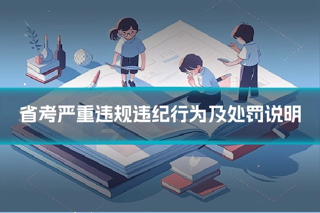 省考严重违规违纪行为及处罚说明