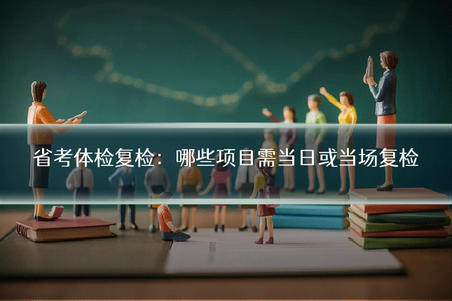 省考体检复检:哪些项目需当日或当场复检