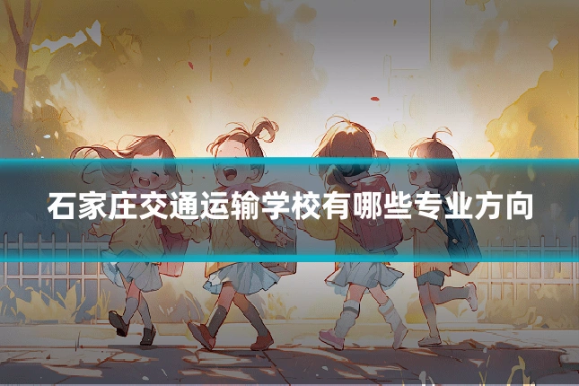 石家庄交通运输学校有哪些专业方向