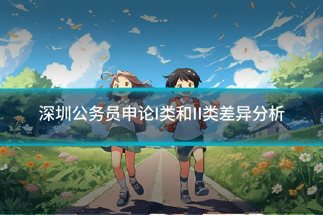 深圳公务员申论I类和II类差异分析