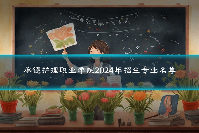 承德护理职业学院2024年招生专业名单