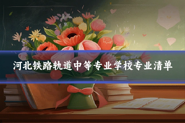 河北铁路轨道中等专业学校专业清单