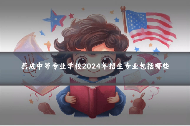 燕成中等专业学校2024年招生专业包括哪些