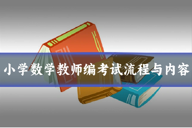 小学数学教师编考试流程与内容