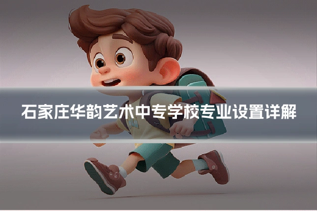 石家庄华韵艺术中专学校专业设置详解