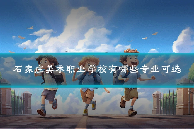 石家庄美术职业学校有哪些专业可选