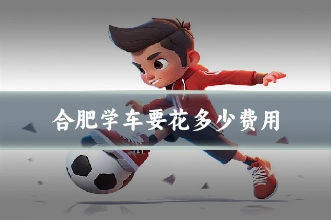 合肥学车要花多少费用