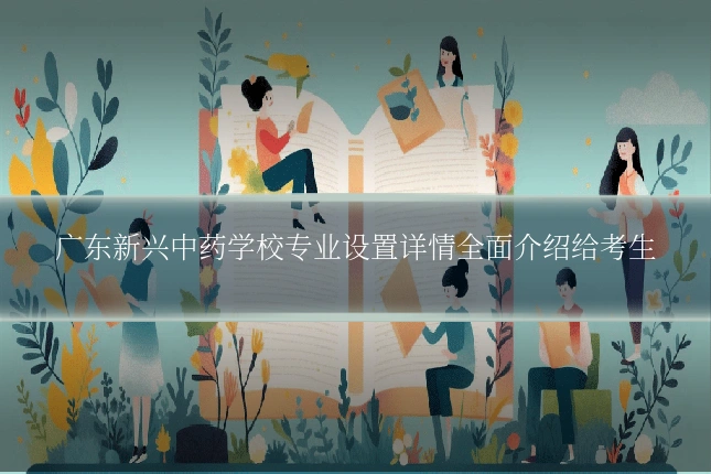 广东新兴中药学校专业设置详情全面介绍给考生