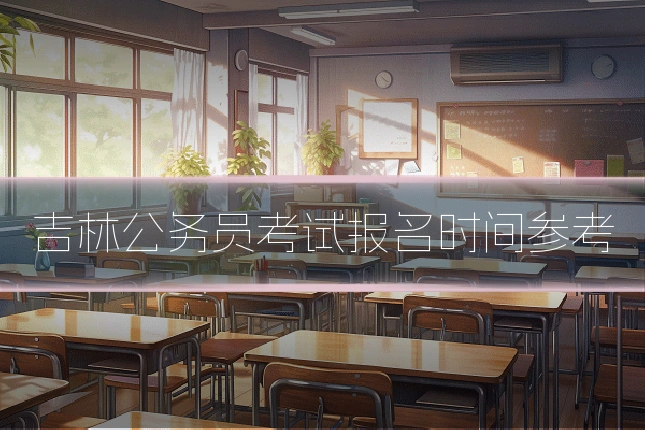 吉林公务员考试报名时间参考