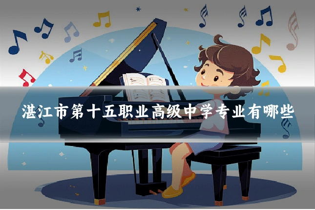 湛江市第十五职业高级中学专业有哪些