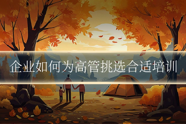 企业如何为高管挑选合适培训
