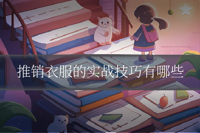 推销衣服的实战技巧有哪些