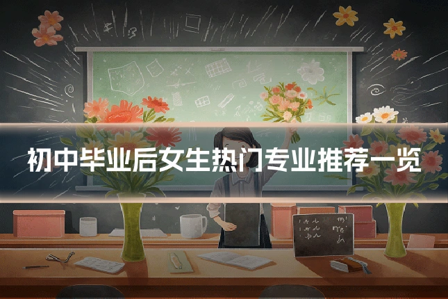初中毕业后女生热门专业推荐一览