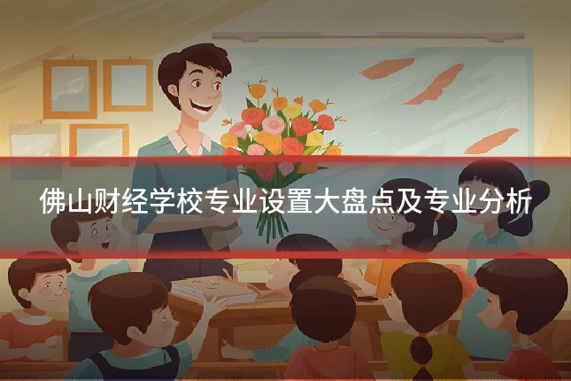 佛山财经学校专业设置大盘点及专业分析