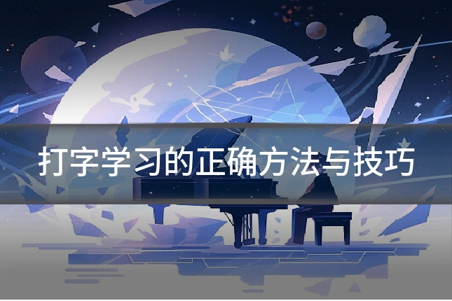 打字学习的正确方法与技巧