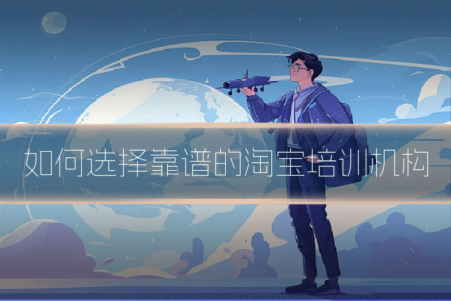 如何选择靠谱的淘宝培训机构