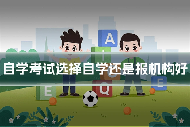 自学考试选择自学还是报机构好