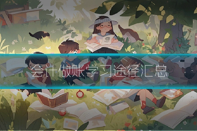 会计做账学习途径汇总