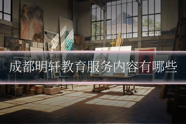 成都明轩教育服务内容有哪些