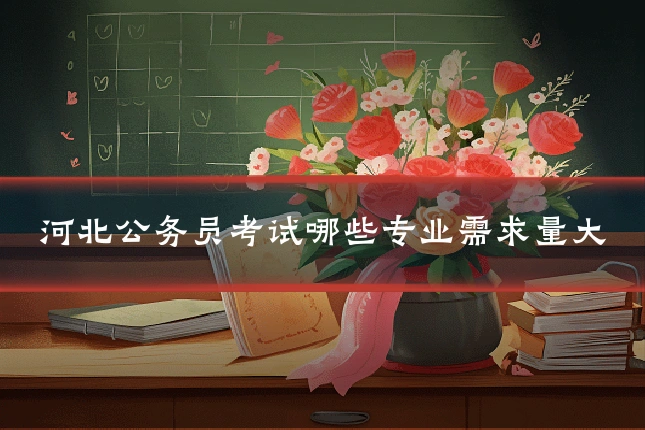 河北公务员考试哪些专业需求量大