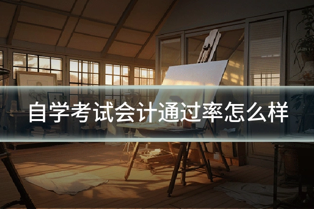 自学考试会计通过率怎么样