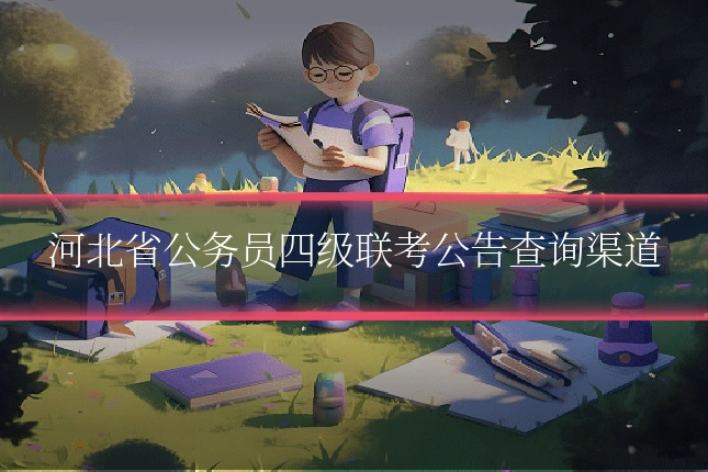 河北省公务员四级联考公告查询渠道