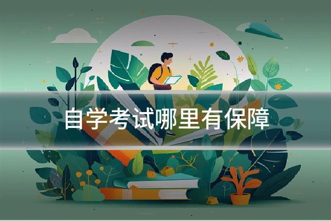 自学考试哪里有保障