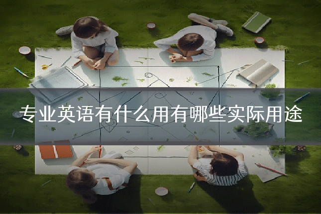专业英语有什么用有哪些实际用途