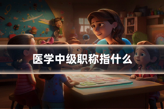 医学中级职称指什么